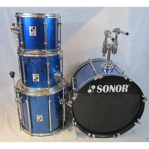 SONOR Force 2001 5 Piece Drum Kit Blue