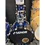Used SONOR Force 3007 Drum Kit Blue Fade