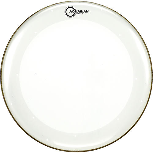 Aquarian Force I Bass Drum Batter Head Clear 20 in.