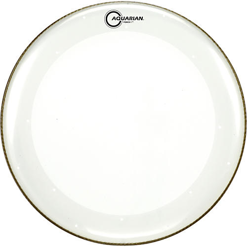 Aquarian Force I Bass Drum Batter Head Condition 1 - Mint Clear 22 in.