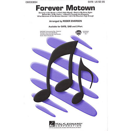 Hal Leonard Forever Motown (Medley) 2-Part Arranged by Roger Emerson