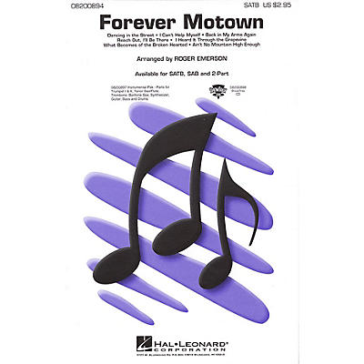 Hal Leonard Forever Motown (Medley) ShowTrax CD Arranged by Roger Emerson