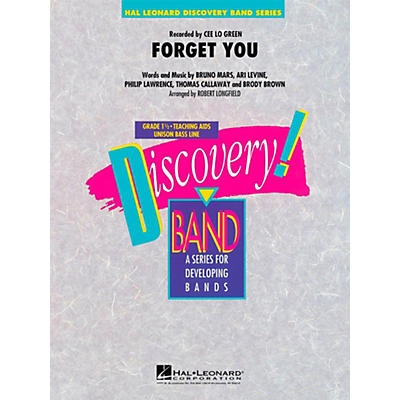 Hal Leonard Forget You  - Discovery Concert Band Level 1