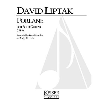 Lauren Keiser Music Publishing Forlane (Guitar Solo) LKM Music Series Composed by David Liptak