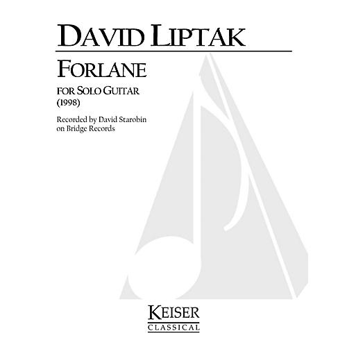 Lauren Keiser Music Publishing Forlane (Guitar Solo) LKM Music Series Composed by David Liptak