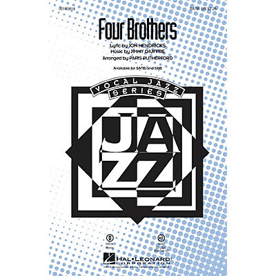 Hal Leonard Four Brothers SATB by Manhattan Transfer arranged by Paris Rutherford