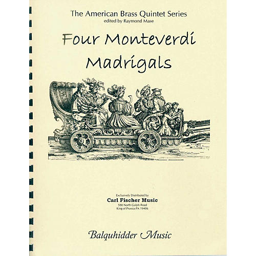 Four Monteverdi Madrigals Book