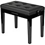 Gator Frameworks Deluxe Height-Adjustable Piano Bench - Black