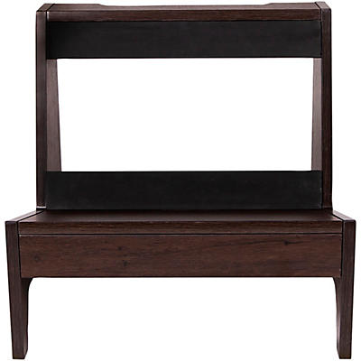 Gator Frameworks GFW-ELITEGTRAMPSM-BRN Elite Series Small Combo Guitar Amp Stand in Dark Walnut Brown Finish