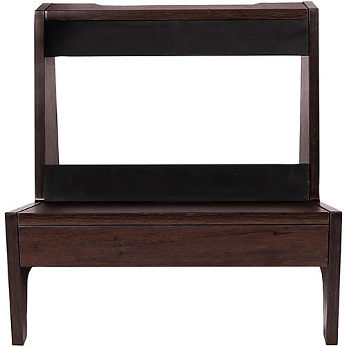 Gator Frameworks GFW-ELITEGTRAMPSM-BRN Elite Series Small Combo Guitar Amp Stand in Dark Walnut Brown Finish Walnut