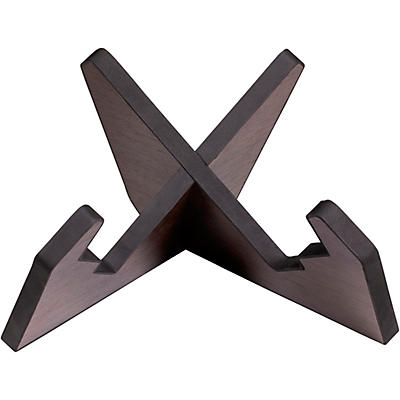 Gator Frameworks GFW-ELITEGTRXSTD-BRN Elite Series Guitar X Style Stand in Dark Walnut Brown Finish