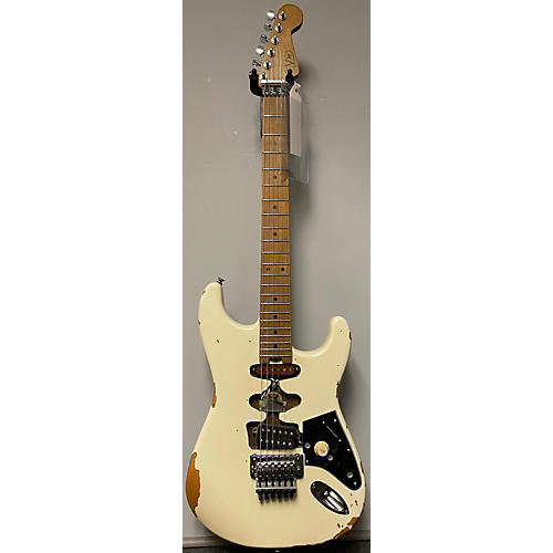 EVH Frankenstein Relic Series Solid Body Electric Guitar White