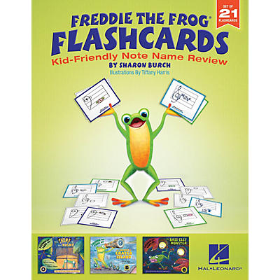 Hal Leonard Freddie the Frog Flashcards (Kid-Friendly Note Name Review) Resource Kit Composed by Sharon Burch