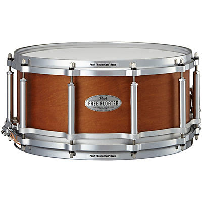 Pearl Free Floating Mahogany/Maple Snare Drum