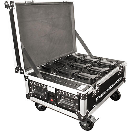 Freedom Charge 9 Stage/DJ Light Rolling Road Case