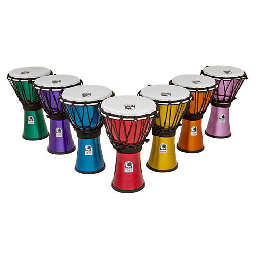 Toca Freestyle ColorSound Djembe Condition 1 - Mint Set of 7 7 in.