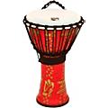 Toca Freestyle II Rope-Tuned Djembe 12 in. Deep Red10 in. Thinker