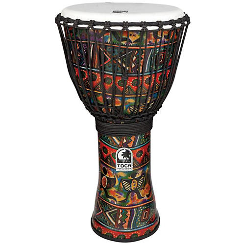 Toca Freestyle II Rope-Tuned Djembe 12 in. African Dance