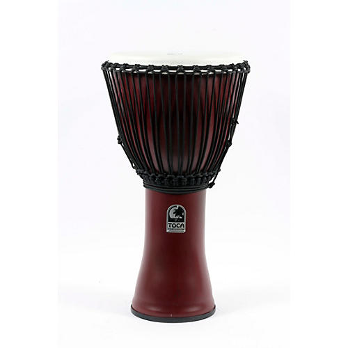 Toca Freestyle II Rope-Tuned Djembe Condition 3 - Scratch and Dent 12 in., Deep Red 197881293253