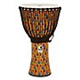 Toca Freestyle Kente Cloth Rope Tuned Djembe 14 in.