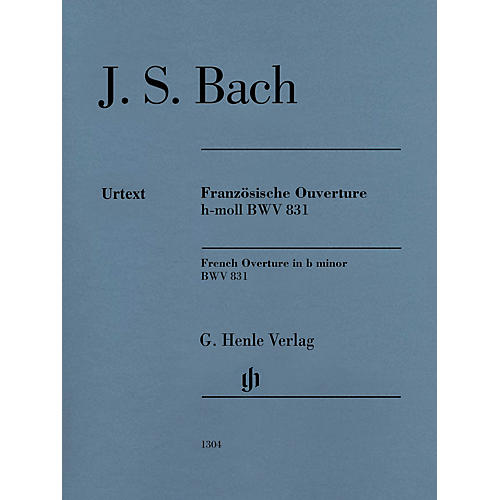 G. Henle Verlag French Overture in B Minor BWV 831 (Edition with Fingering) Henle Music Folios Series Softcover