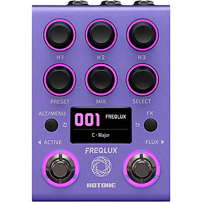 Hotone Effects Freqlux Tri-Pitch Engine Pitch Shifter Pedal -
