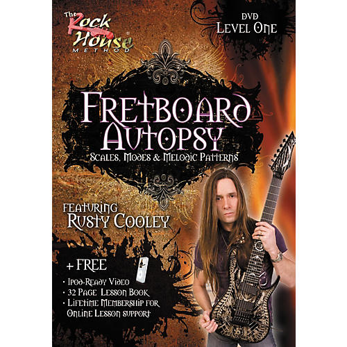 Fretboard Autopsy - Scales, Modes & Melodic Patterns, Level 1 Featuring Rusty Cooley DVD