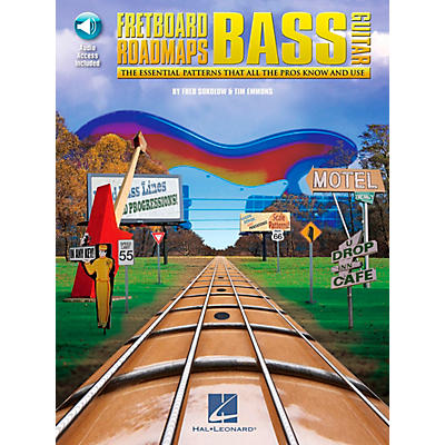 Hal Leonard Fretboard Roadmaps - Bass - The Essential Patterns That All the Pros Know and Use (Book/CD)