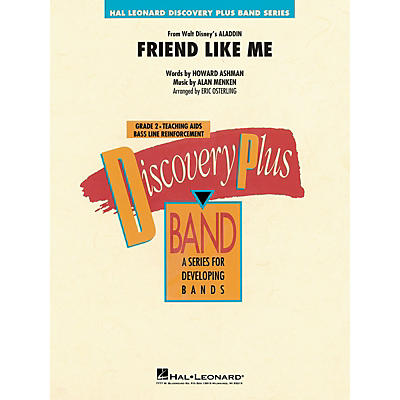Hal Leonard Friend Like Me (from Aladdin) Concert Band Level 1.5 Arranged by Eric Osterling