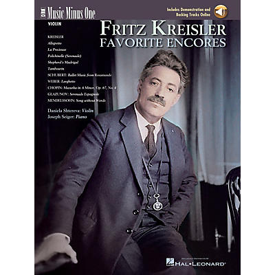 Music Minus One Fritz Kreisler - Favorite Encores (Deluxe 2-CD Set) Music Minus One Series Softcover with CD
