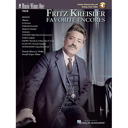 Fritz Kreisler - Favorite Encores (Deluxe 2-CD Set) Music Minus One Series Softcover with CD