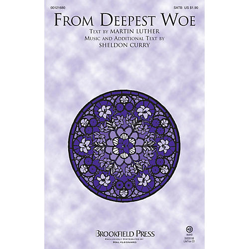 Brookfield From Deepest Woe SATB composed by Sheldon Curry