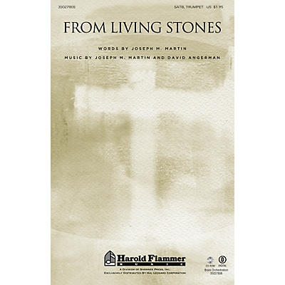 Shawnee Press From Living Stones ORCHESTRA ACCOMPANIMENT Composed by Joseph M. Martin