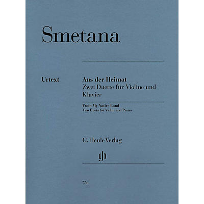 G. Henle Verlag From My Native Land (Two Duets for Violin and Piano) Henle Music Folios Series Softcover
