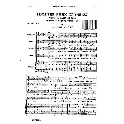 Novello From the Rising of the Sun SATB