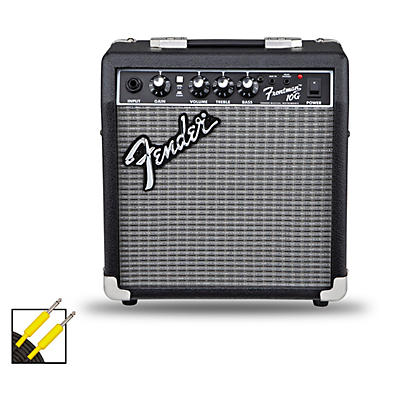 Fender Frontman 10G 10W Guitar Combo Amp with 20 Foot Instrument Cable