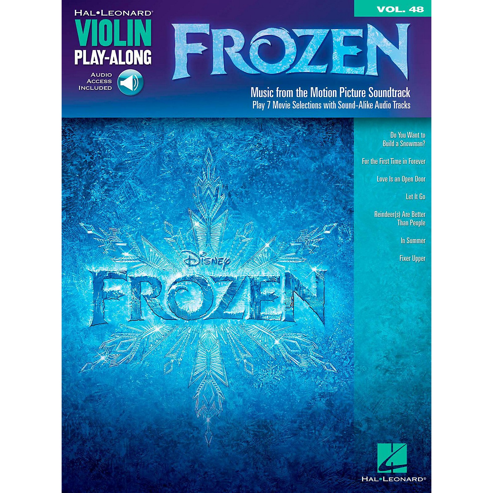 Hal Leonard Frozen - Violin Play-Along Volume 48 Book/Online Audio ...