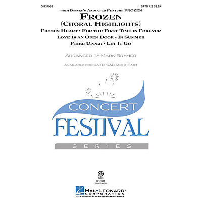 Hal Leonard Frozen (Choral Highlights) ShowTrax CD Arranged by Mark Brymer