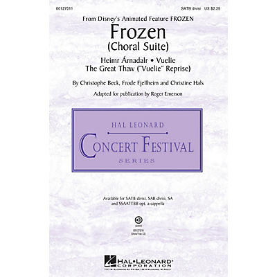 Hal Leonard Frozen (Choral Suite) ShowTrax CD Composed by Christophe Beck