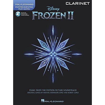 Hal Leonard Frozen II Clarinet Play-Along Instrumental Songbook Book/Audio Online