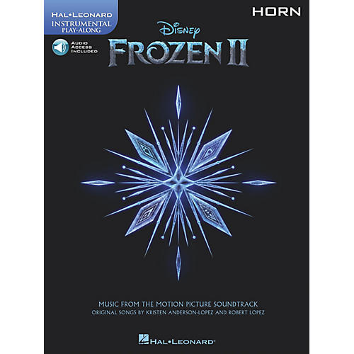 Hal Leonard Frozen II Horn Play-Along Instrumental Songbook Book/Audio Online