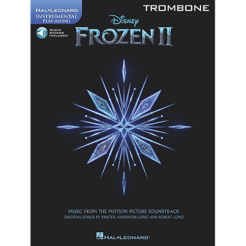 Hal Leonard Frozen II Trombone Play-Along Instrumental Songbook Book/Audio Online