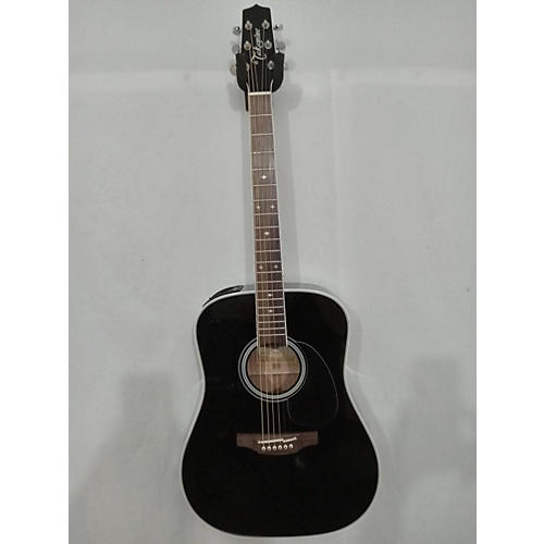 Takamine Ft341 Dread Acoustic Guitar Black