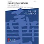 Hal Leonard Fugue In G Minor Score Only Concert Band