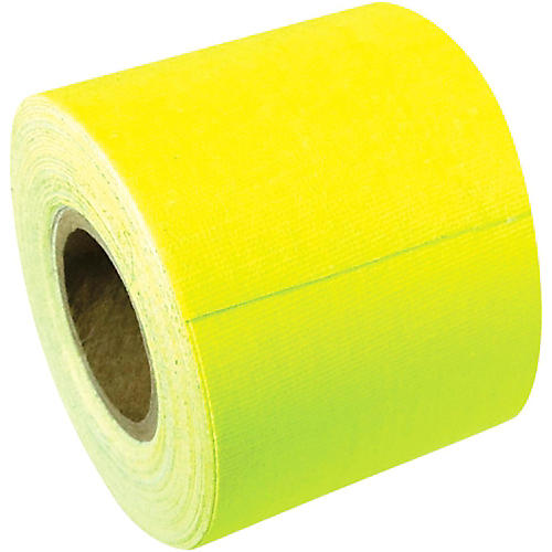 American Recorder Technologies Full Roll Gaffers Tape 2 In x 50 Yards Flourescent Colors Neon Yellow