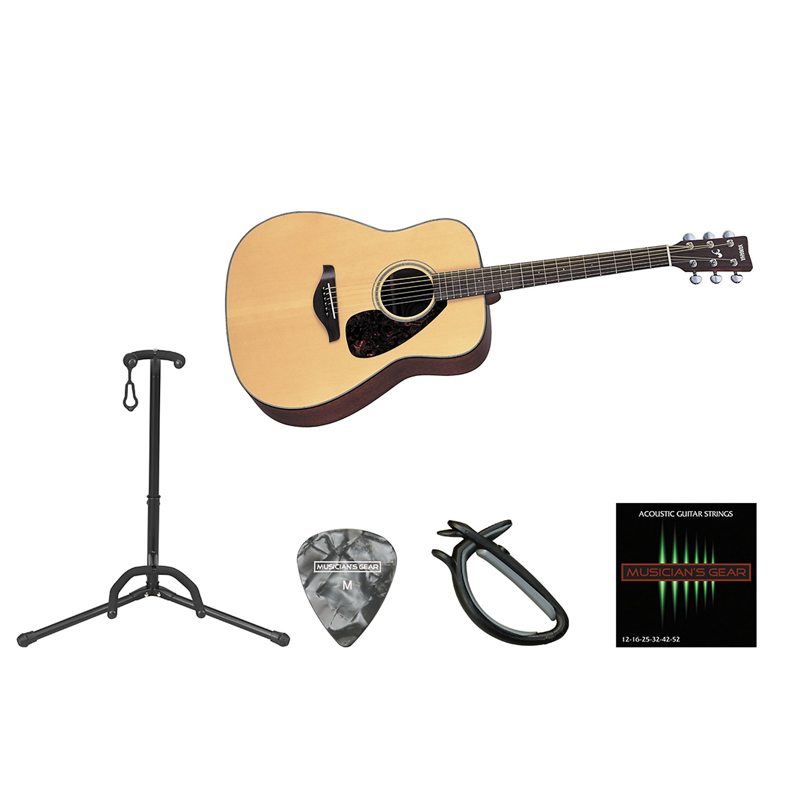 Yamaha Full Scale Beginner Steel String Dreadnought Acoustic Guitar