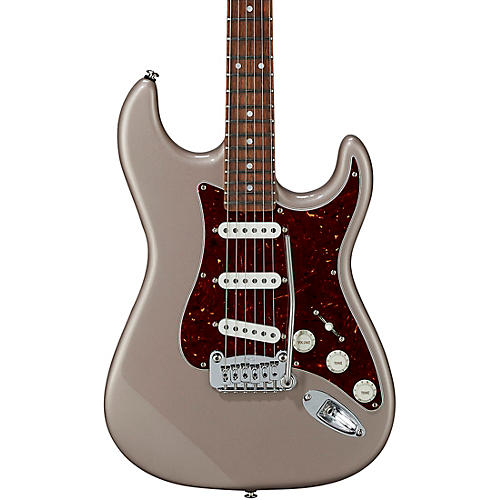 G&L Fullerton Deluxe Legacy Electric Guitar Caribbean Rosewood Fingerboard Shoreline Gold