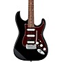 G&L Fullerton Deluxe Legacy HSS Electric Guitar Jet Black