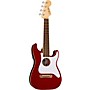 Fender Fullerton Stratocaster Acoustic-Electric Ukulele Candy Apple Red