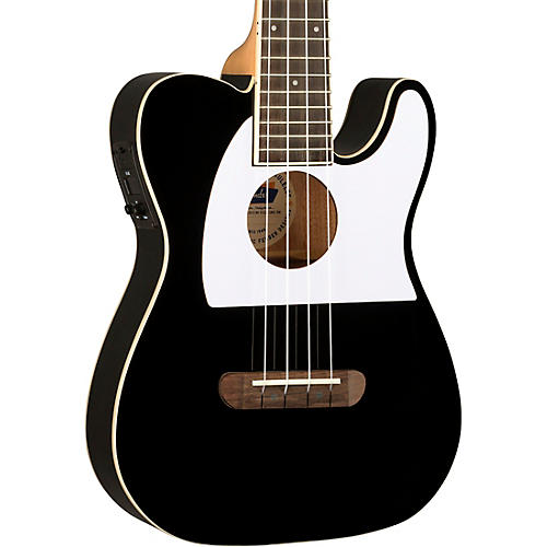 Fender Fullerton Telecaster Acoustic-Electric Ukulele Condition 1 - Mint Black